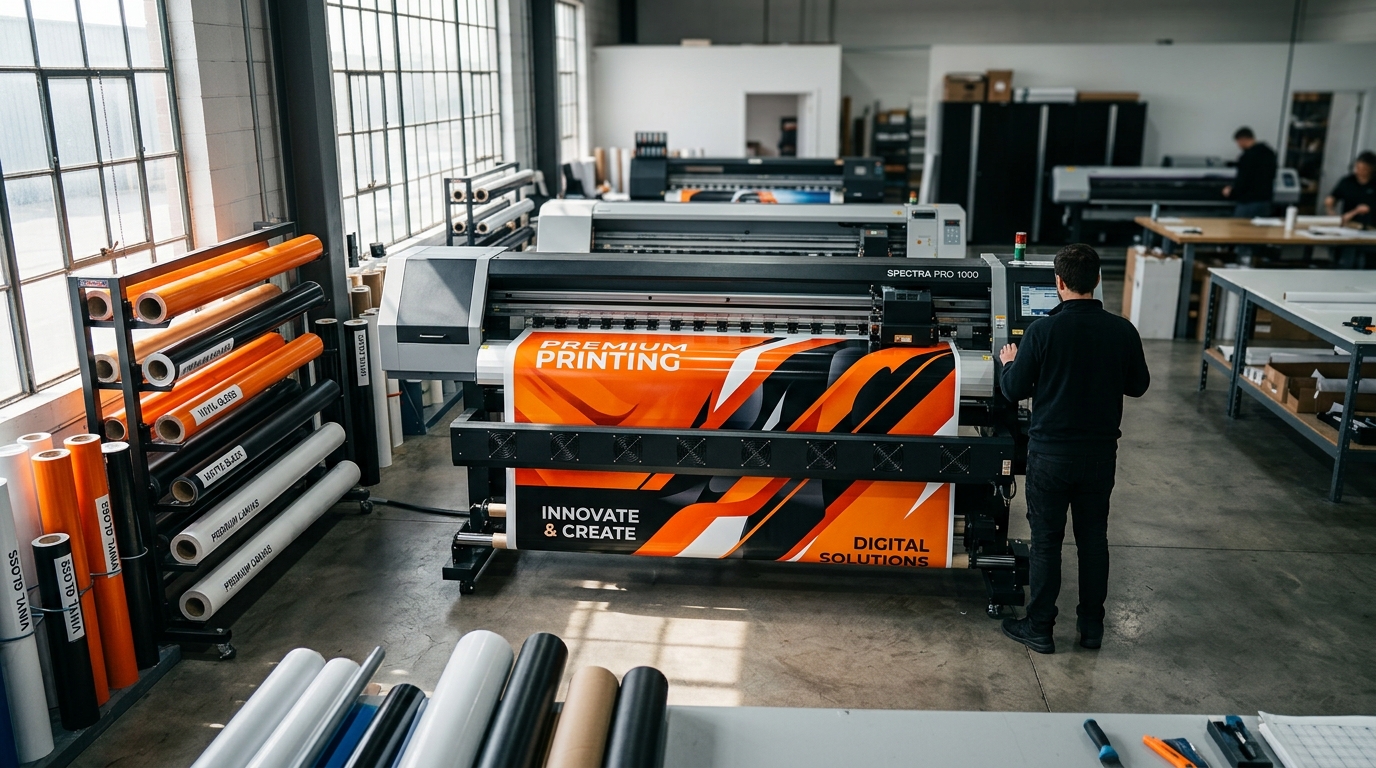 Produção de comunicação visual e materiais gráficos na IMPRIMA AKI em Campinas